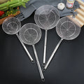 Solid Stainless Steel Large Kitchen Utensil  Skimmer Ladle Wire Strainer Pasta Strainer Spoon Colander Strainer