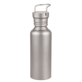 Camping Pure Titanium Eco-friendly Silver Sports Water Bottle Portable Outdoor Drinkware with Bottle Bag Ultralight