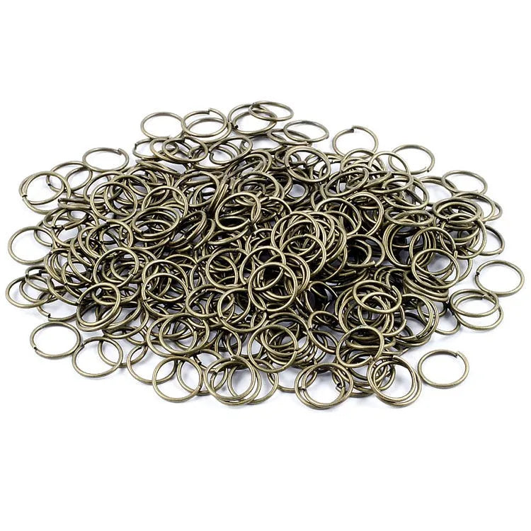 Top Quality Colors Metal Jump Rings for Jewelry Making Metal Split Ring/Closed Loop Keychain Accessories