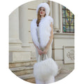 Top Quality Hat and Sheep Fur Bag Thick Mongolian Sheep Fur Coat Vest