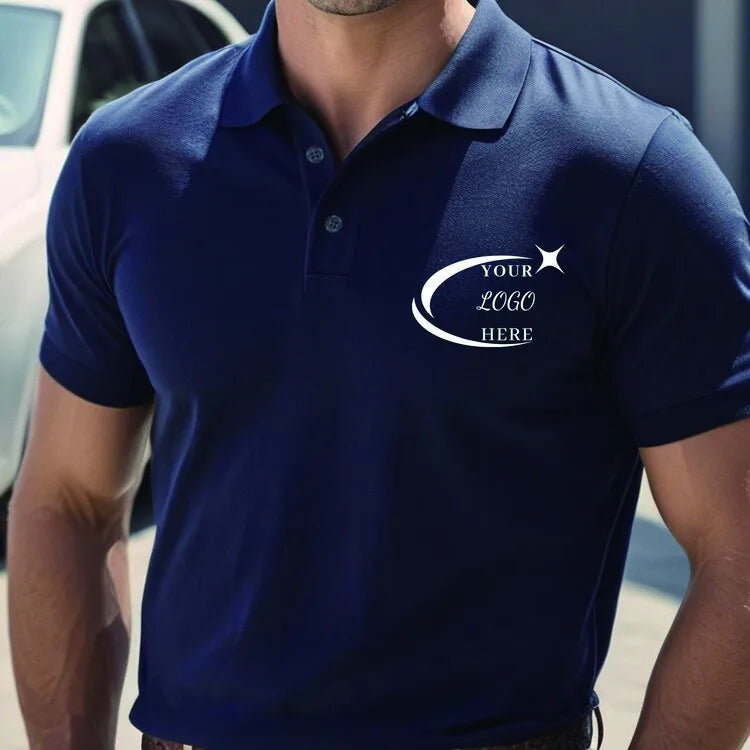 Custom Polo Shirt with Logo Personalized Polo for Men and Women Work Polo Sports & Golf Shirt Customized Polo Tee for Teams