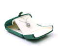 Luxury Velvet Necklace Box Custom logo Wholesale Pendant Box Bracelet Ring Emerald Packaging & Display Jewelry Box