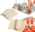93mm 114mm DIY Colorful Wooden Ice Cream Stick Popsicle Sticks With Logo Print