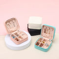 Portable Jewelry Organizer Storage Earring Rings Necklace Lipstick Bracelet Accessories Travel Jewelry Box With Zipper for Women