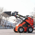 Free Shipping Ce Certificated Fully Hydraulic Skid Steer Loader Mini Loader Skid Steer With Attachments
