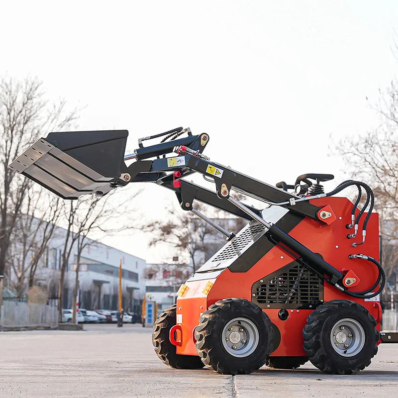 Free Shipping Ce Certificated Fully Hydraulic Skid Steer Loader Mini Loader Skid Steer With Attachments