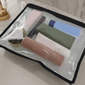 Clear PVC Zipper Makeup Bag Fashionable Waterproof Travel Cosmetic Pouch with Zip Plastic Storage