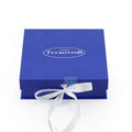 Small Fold Paper Packaging Magnetic Box Custom Luxury Wig Packing Box with Ribbon and Satin Cloth Insert