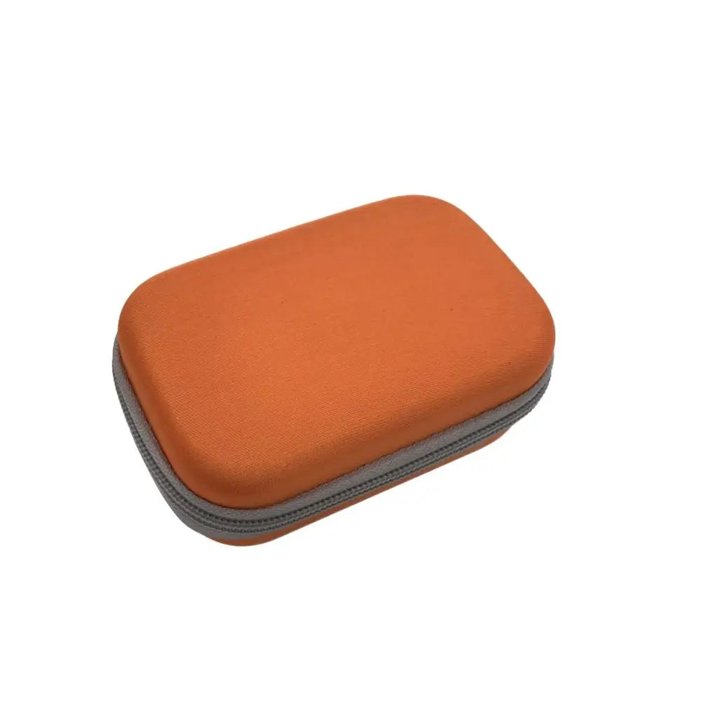 Custom Printed logo Inside Portable Eva Molded Case  Accessory Storage Bag with Mesh Pockets