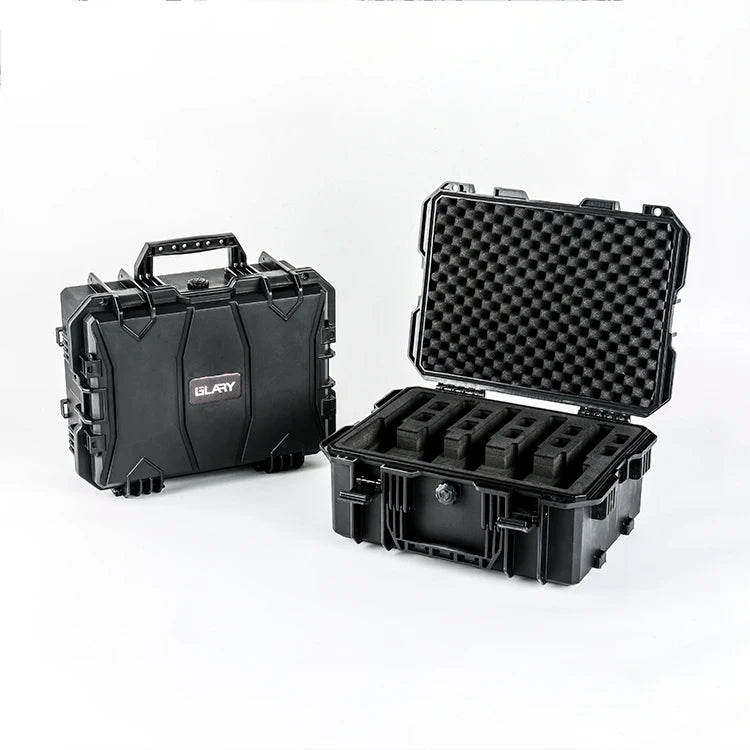 GLARY Anti-collision Tactical Hand Gun Case Hard Gun Carry Case Ammo Box Shockproof Case for Guns and Equipment with Foam