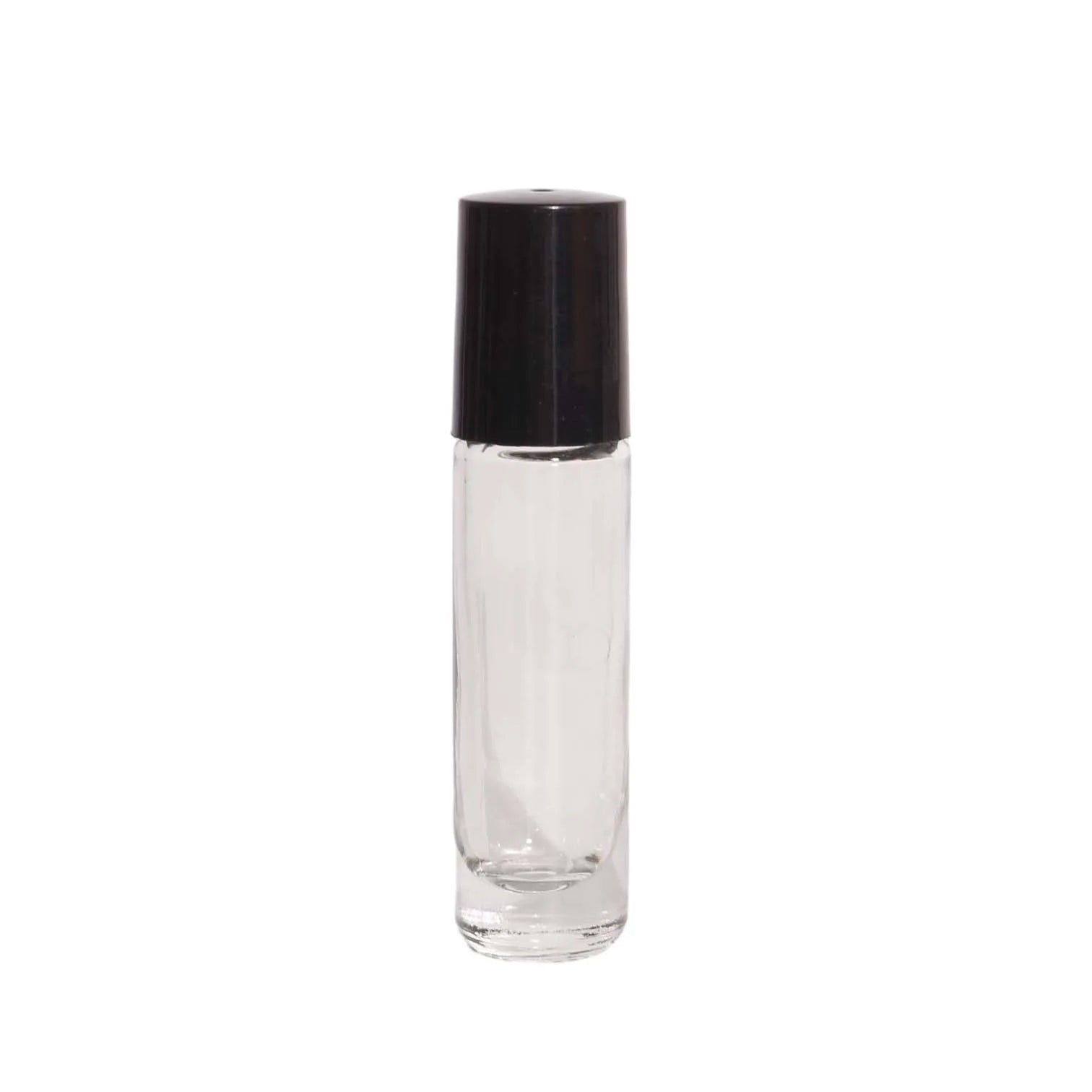 Factory Wholesale clear Refillable Perfume Bottle 10ml Perfume Essential Oil Glass Roll on Bottles