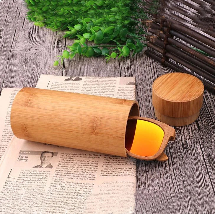 Wholesale High-Grade Handmade Wooden Sunglasses Box Custom Logo Bamboo Case for Eyeglasses Premium Eyeglasses Cases & Bags