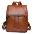 Summer 2022 Large Capacity Elegant Shoulder Bag for Women PU Leather Waterproof Casual Sport Drawstring Backpack