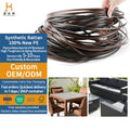 Factory Price Plastic Weave Strip Rotan Pe Material Ratanowe Paski Flat Listras De Rattan Strips