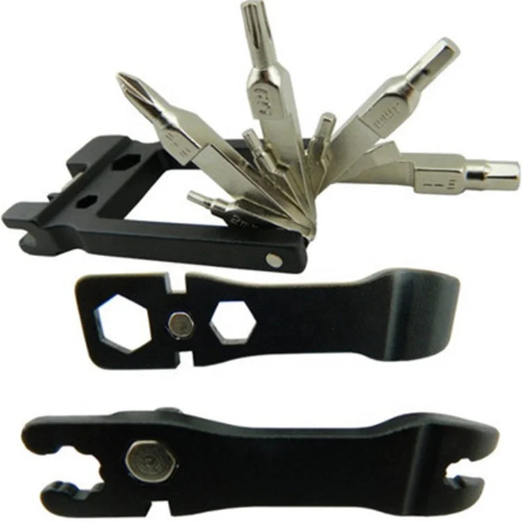 Bicycle Repair Tools Kit Hex Spoke Cycling Screwdrivers Tool Tyre Lever Allen Wrench MTB Mountain Bike Multi Cycling Tools