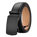 Luxury Man Belts Business Genuine Leather Belts Classics Automatic Black Buckle Men Belt