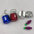 Travel Aluminium Metal Storage Ear Plug Keychain Waterproof Custom case for Earplugs case