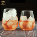 Classic Clear Stemless Wine Glasses Modern Sangria Glass for Cocktails Mojitos Spirits and Juice