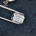 SICGEM 2 Carat Loose Emerald Cut Moissanite Gems Price Per Carat