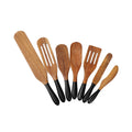 Kitchen Wooden Spurtles Set Acacia Wood Spurtle Set Non-Stick Serving Spoon Turners Spatulas Kitchen Utensil Tool