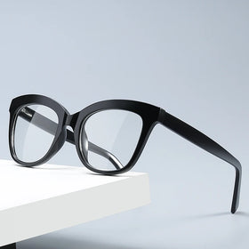 Wholesale Spectacles TR90 Women's Eyewear with Custom Logo Clear Optical Frames and Anti Blue Light Blocking
