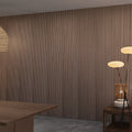 For KASARO Modern 3D Design 3D Model Soundproof Wooden Slats Acoustic Panels for Hotel Acoustic Wall Decoration