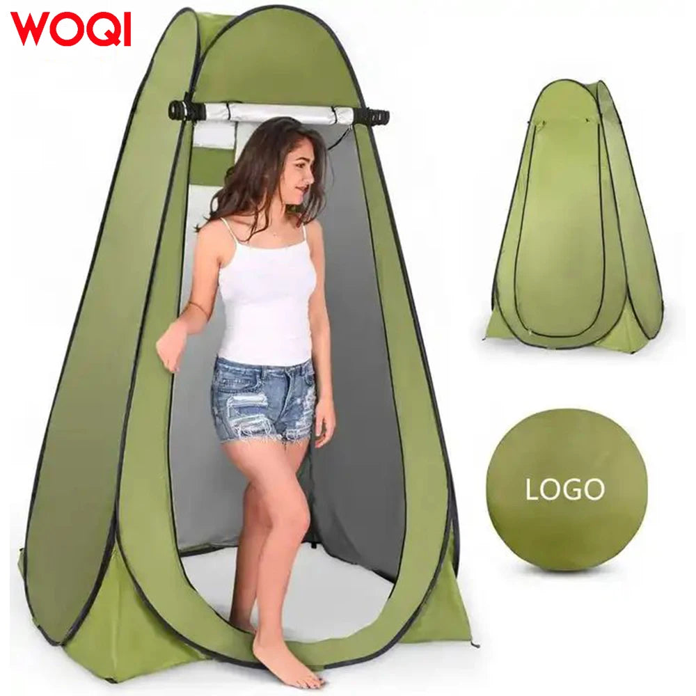 Woqi Foldable Lightweight Easy Set up Sturdy Rain Shelter Shower Tent with Window