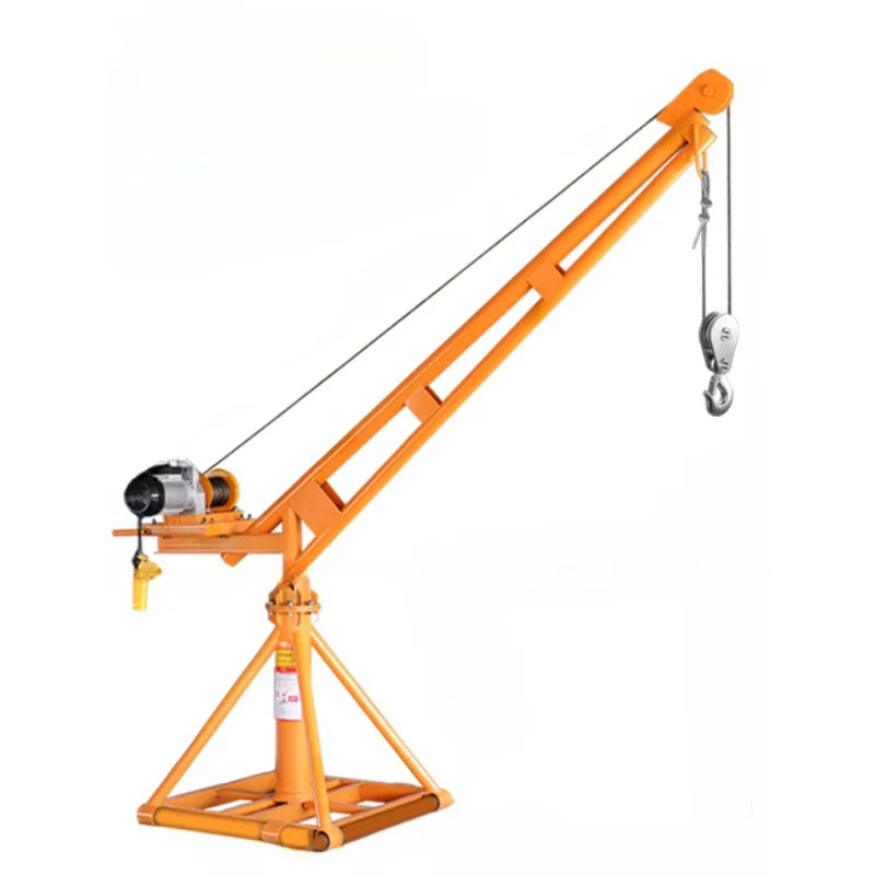 Household Small Lifting Roof Crane 220V Electric Outdoor Decoration Brick Crane