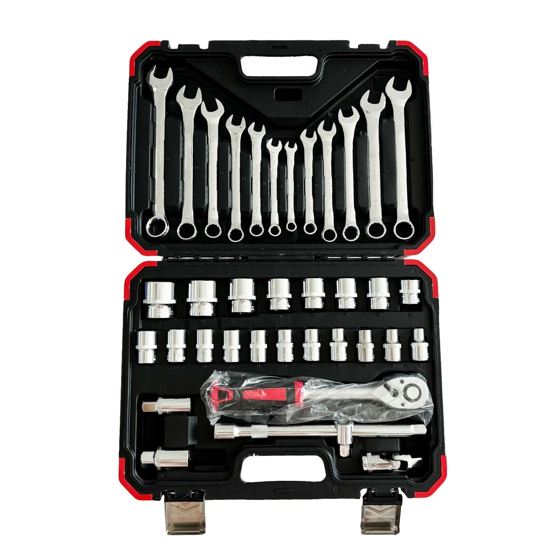 Ratchet Wrench Set 37pcs Quick Release Large Medium and Small Tlying Two-way Socket Auto Repair Tool Set