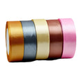 Factory Wholesale Eco-Friendly 1 Inch Single Face 100% Polyester Silk Satin Ribbon Customized for Decoration