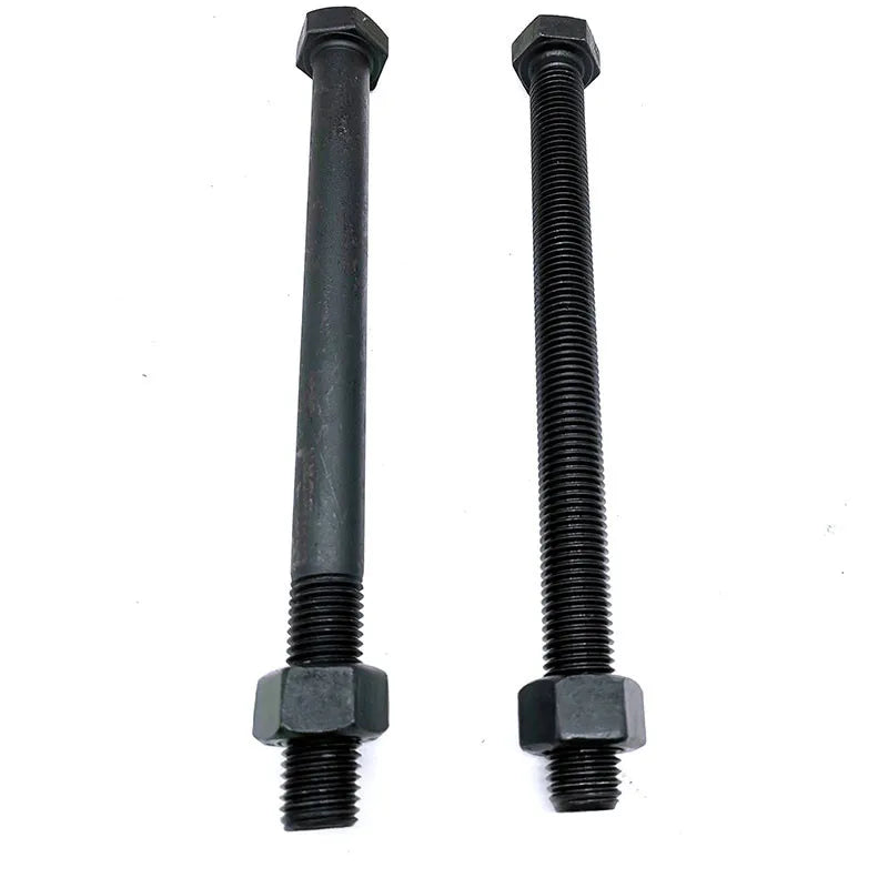 OEM Customized 4.8 8.8 Grade Carbon Steel Black Hex Bolt Part Thread M8 M10 Galvanized Hexagonal Head Long Bolt M4 X 3inch