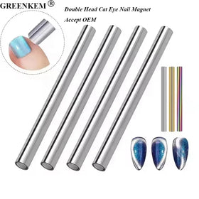 Newest 150MM Long Silver Strong Nail Magnetic Cat Eye Gel Polish Double Head Magnet Stick Nail Tool