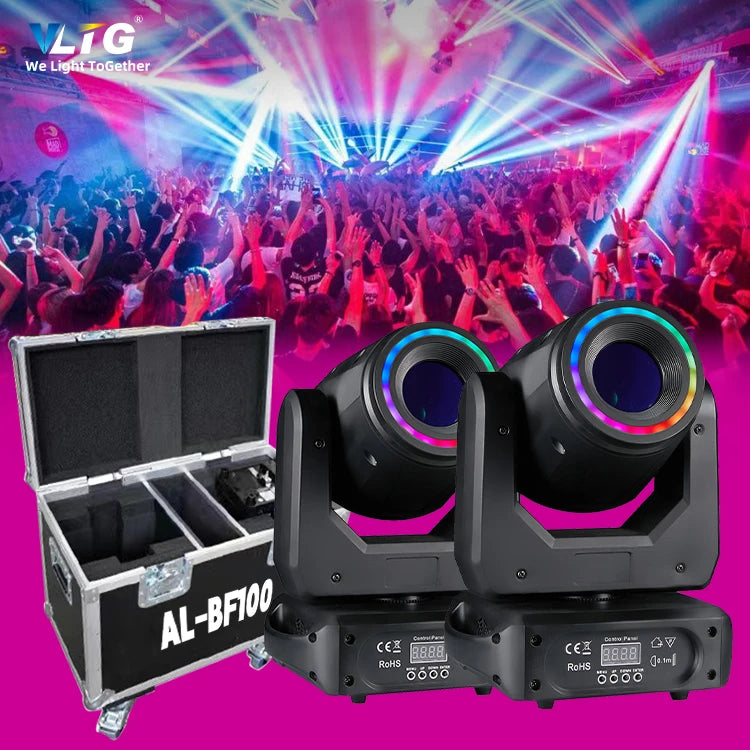 VLTG Beam 100 Head Reindeer With Spot Light 100W Led Bee Eye Lighting Lights Stage Zoom for Theater Moving Head