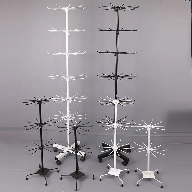 Yiwu Redsun Optional Retail Display Stand 2-7 Tier Removable Floor Display Stand Hat Jewelry Craft Display Stand