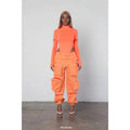 Three Dimensional Multi Pocket Loose All Match Overalls Womens High Waist Casual Trousers
