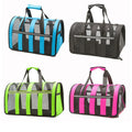 Foldable Pet Carrier Bag Small Animal Go Out Backpack Reflective Strip Breathable Pet Backpack
