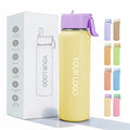 24OZ Wide Mouth Stainless Steel Vacuum Flask Sports Water Bottle Custom Logo for 12-24 Hours Thermal Insulation Leak-Proof