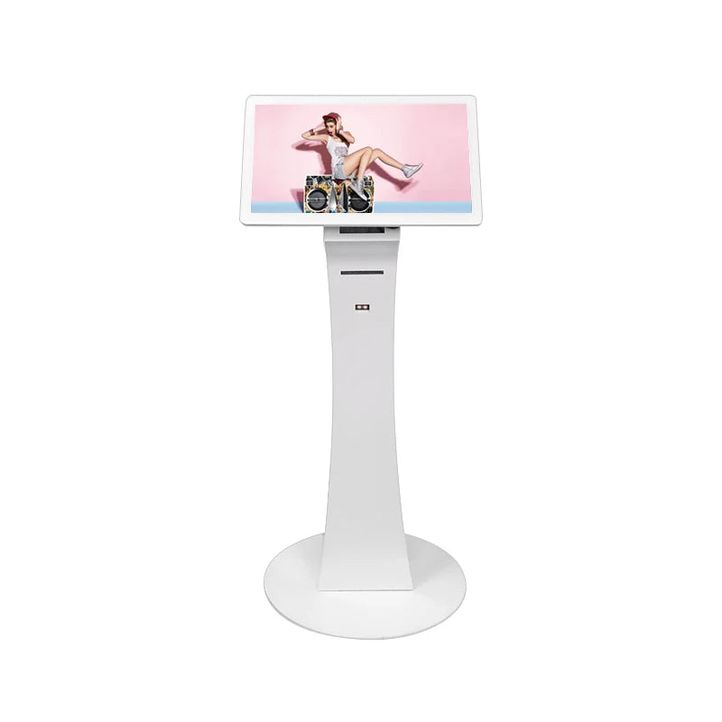 32" Receipt Printer Touch Screen Information Checking Station Self Pay Kiosk With Win 10 System
