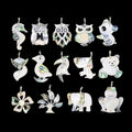 Huiying Rainbow Colorful Natural Abalone Shell Pendant Necklace Various Cute Animal Charm Women Jewelry Jewelry