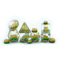 D and D Liquid Core Hamburger Resin Dice Set Dnd Dungeon and Dragon Role Playing Game D20 D&D Clear Dice