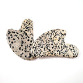 DIY Item Heart Dalmatian Jasper Facial Gua Sha for Face Massage