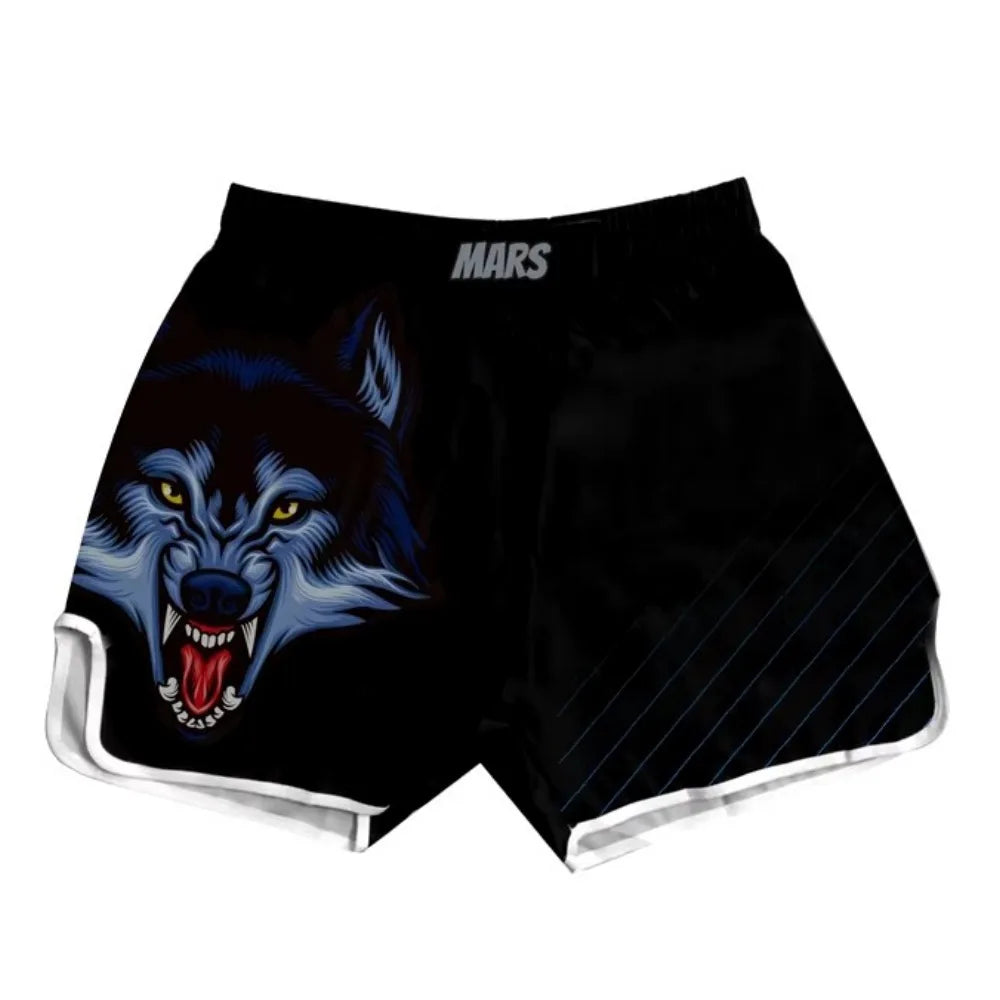 Plus Soft Trunks Muay Thai Shorts Men's Custom Sublimation MMA Shorts in 100% Polyester Men & Women Muay Thai Kickboxing Shorts