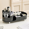 Household Plastic 360 Rotating Holder Makeup Brush Container Organizer Cosmetic Storage Box