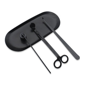 Wholesale Custom logo Black Candle Wick Trimmer Candle Wick Scissors