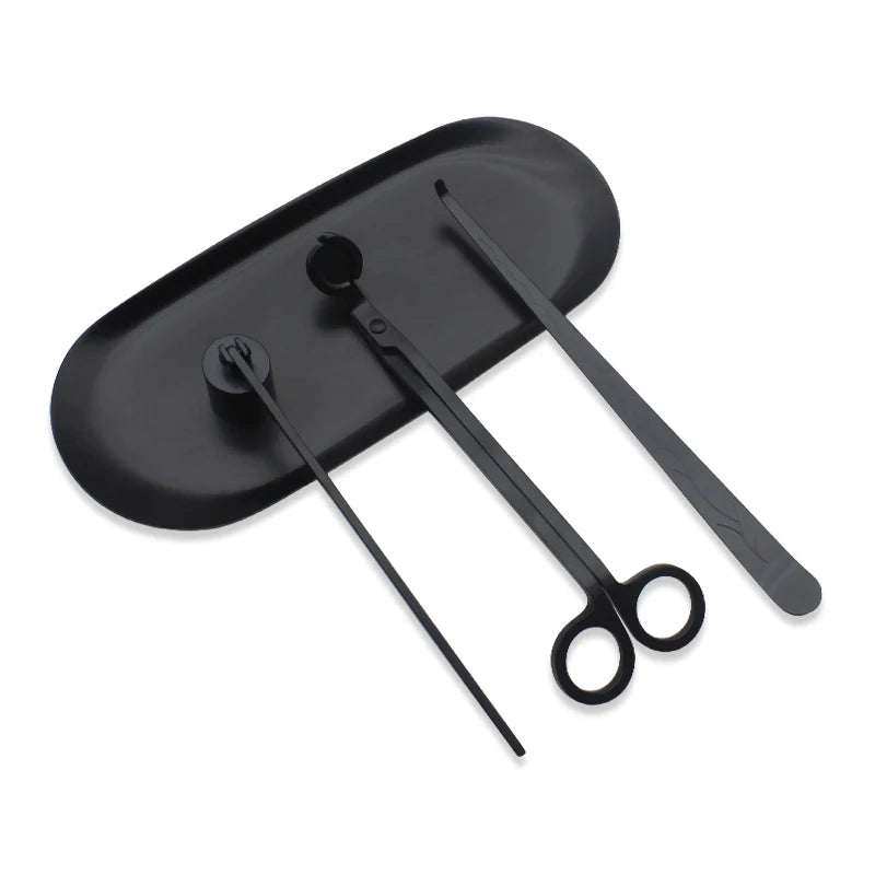 Wholesale Custom logo Black Candle Wick Trimmer Candle Wick Scissors
