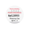 Plasma Cutting Retaining Cap 220936 220935 200A for Maxpro200 Torch Plasma Cutter Gun Consumable Kits Plasma Accessories
