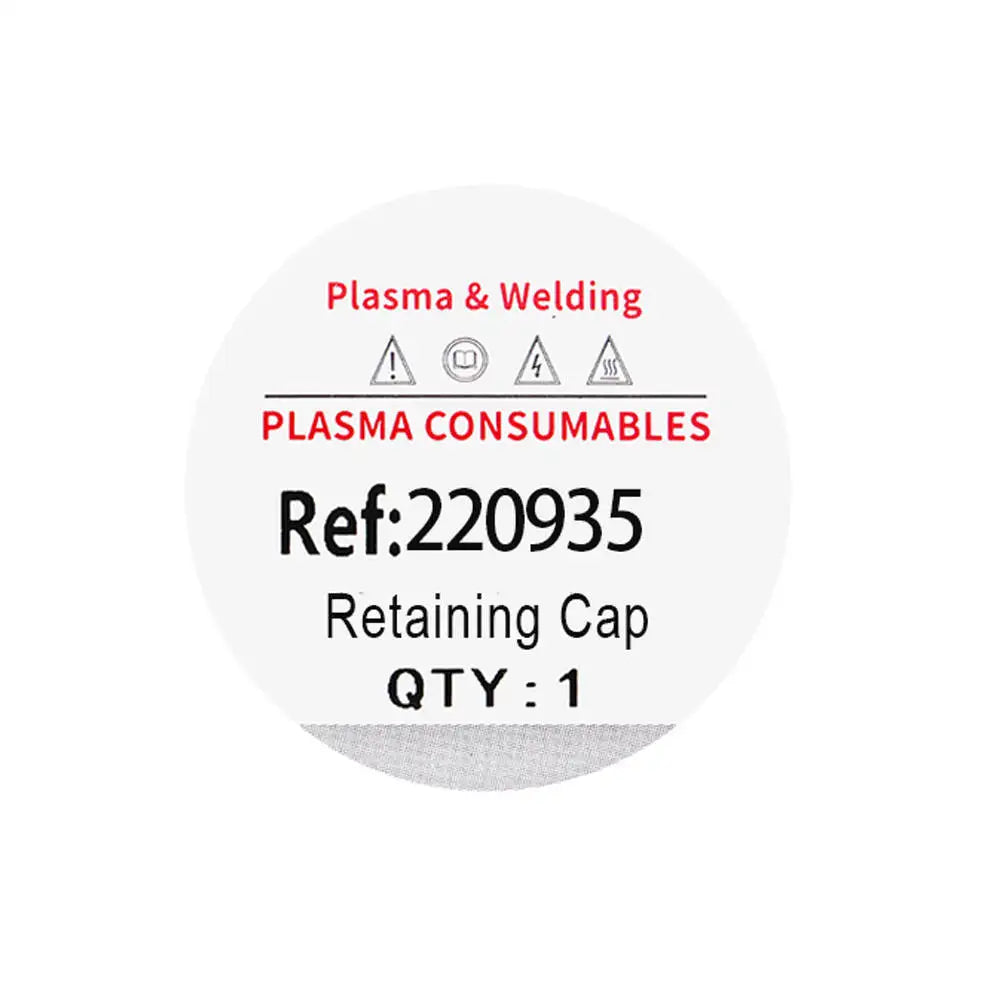 Plasma Cutting Retaining Cap 220936 220935 200A for Maxpro200 Torch Plasma Cutter Gun Consumable Kits Plasma Accessories