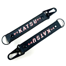 Promotional Custom Motorcycle Lanyard Keychain Black Short Strap with Embroidery Metal Material and Logo Printed Key Tags