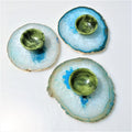 DIY Natural Polished Crystal Agate Slicesdifferent Sizes Stone Slices with Golden RimLettering Agate Coaster