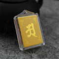Tibet Tibetan Mikky Tantric Buddhist Shurangama Mantra OM Amulet Pendant Necklace Jewelry Gift
